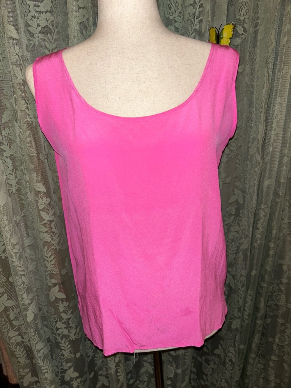 100% Silk Tank Top